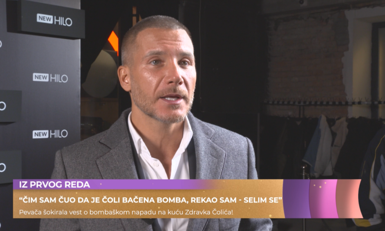 "SLEDEĆI KORAK JE DA SE SELIM" Saša Kovačević zabrinut zbog napada na kuću Zdravka Čolića (VIDEO)