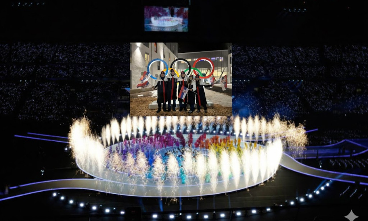 MILANO I KORTINA OTVORILI VRATA SVETU: Počele 25. Zimske olimpijske igre, Srbija ponosno pod trobojkom!