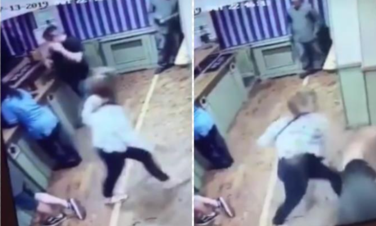 (UZNEMIRIJUĆE) NAŠLA MUŽA U KLADIONICI PA GA IZUDARALA PRED SVIMA: Ovo je razlog zbog kog je nastao totalni haos – (VIDEO)