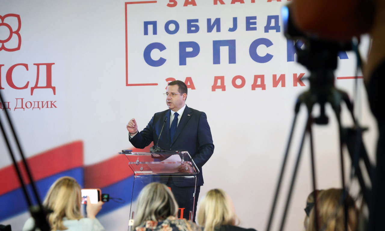 SNSD PROGLASIO POBEDU KARANA NA PONOVLJENIM IZBORIMA U REPUBLICI SRPSKOJ Dodik čestitao