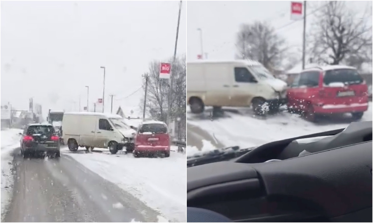 KARAMBOL NA PUTU, NESREĆE IZAZVALE KOLAPS Oprez, stvaraju se kolone kod Čačka (VIDEO)