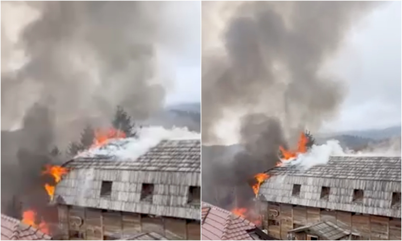 "EVAKUIŠU NAŠU VILU, POKUŠAVAMO DA SPASIMO ŠTA MOŽEMO!" Stanovnici vikend naselja na Kopaoniku u panici, požar se širi nenormalnom brzinom (VIDEO)