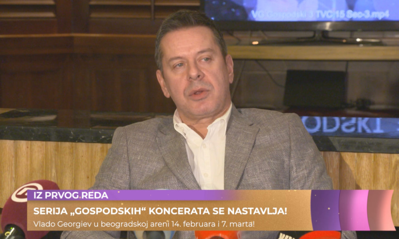 "JA TAJNE ČUVAM" Pitali smo Vlada Georgieva da li će mu Nataša Bekvalac biti gošća u areni (VIDEO)