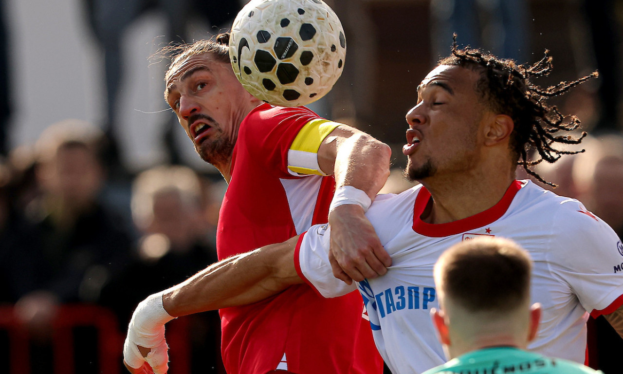 POGLEDAJTE KAKO JE ZVEZDA DALA DVA GOLA ZA TRI MINUTA U DOBANOVCIMA: Šampion iz svlačionice rešio poluvreme (VIDEO)