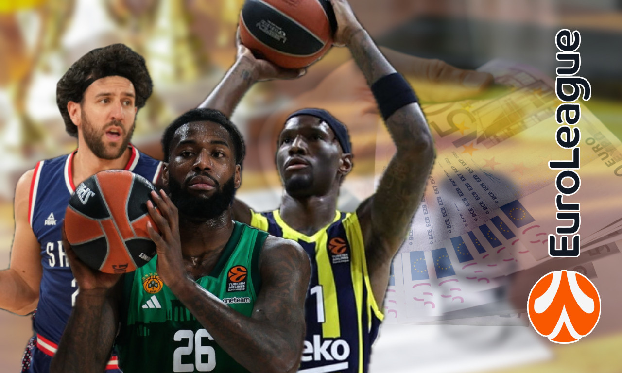 UZMITE ŠEĆER I VODU! OVO SU NAJVEĆI UGOVORI U EVROLIGI: Hejs-Dejvis hteo da bude najplaćeniji, a tek je na trećem mestu