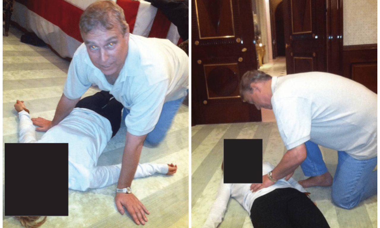 OTKRIVENO KO JE MISTERIOZNA ŽENA SA FOTOGRAFIJE: Leži na podu dok je iznad nje princ Endru koji je dodiruje! (FOTO)