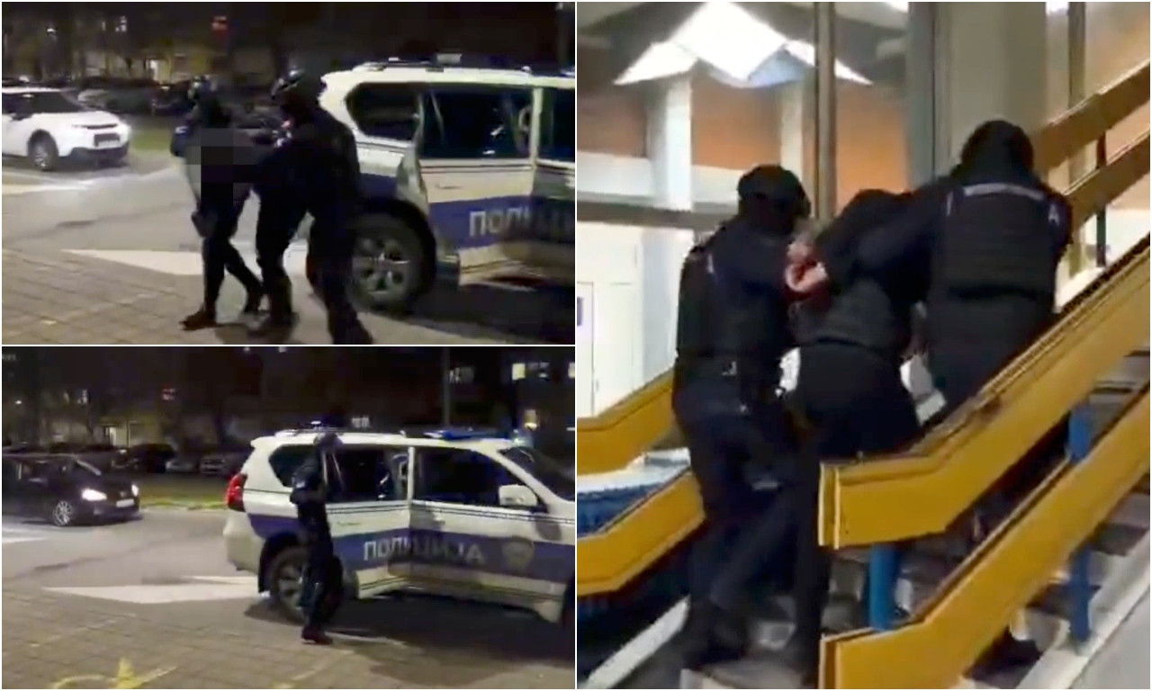 ZAPALIO DVA KAMIONA, TREĆI ZAHVATILA VATRA Ovako je uhapšen piroman iz Novog Sada (VIDEO)