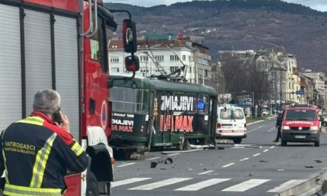 UŽAS U SARAJEVU: Devojčici (16) amputirana noga nakon izletanja tramvaja, mladić za dlaku izbegao smrt - novi detalji