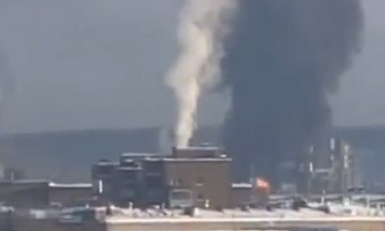 ŽESTOK NAPAD UKRAJINE NA RUSKO NAFTNO POSTROJENJE Dronovi napravili haos na 1.750 km od granice (FOTO+VIDEO)
