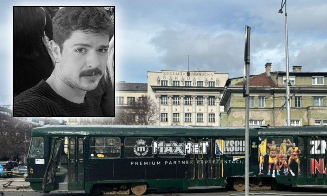 SARAJEVO ZAVIJENO U CRNO: Dan žalosti u celom kantonu zbog tramvajske nesreće u kojoj je poginuo Erdoan Morankić