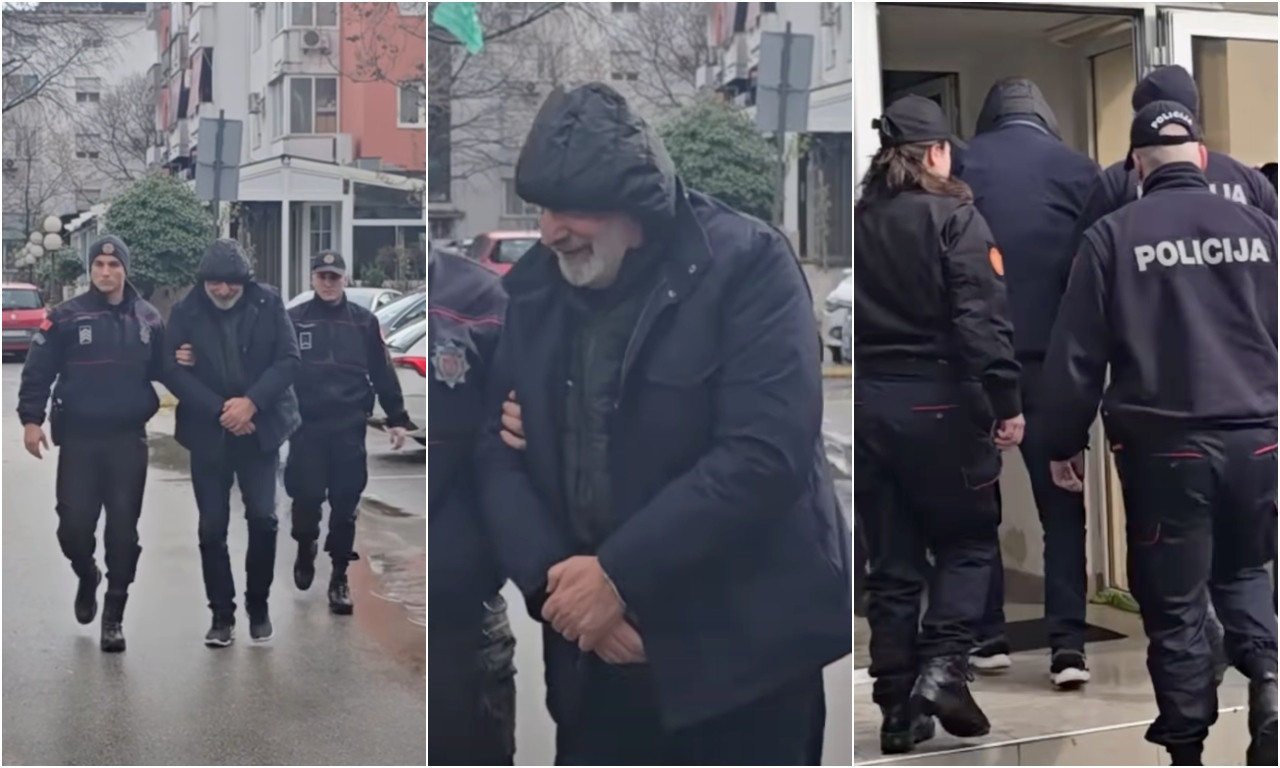 VESKO BAROVIĆ NASMEJAN DOVEDEN U TUŽILAŠTVO Pogledajte snimak iz Crne Gore koji potresa region (VIDEO)