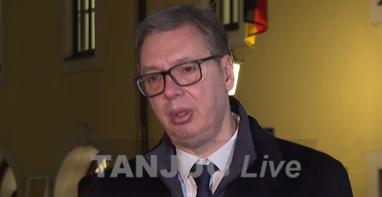 PREDSEDNIK VUČIĆ SE OBRAĆA IZ MINHENA O oštrom govoru Merca, vojnom savezu Tirane, Prištine i Zagreba, ratu u Ukrajini