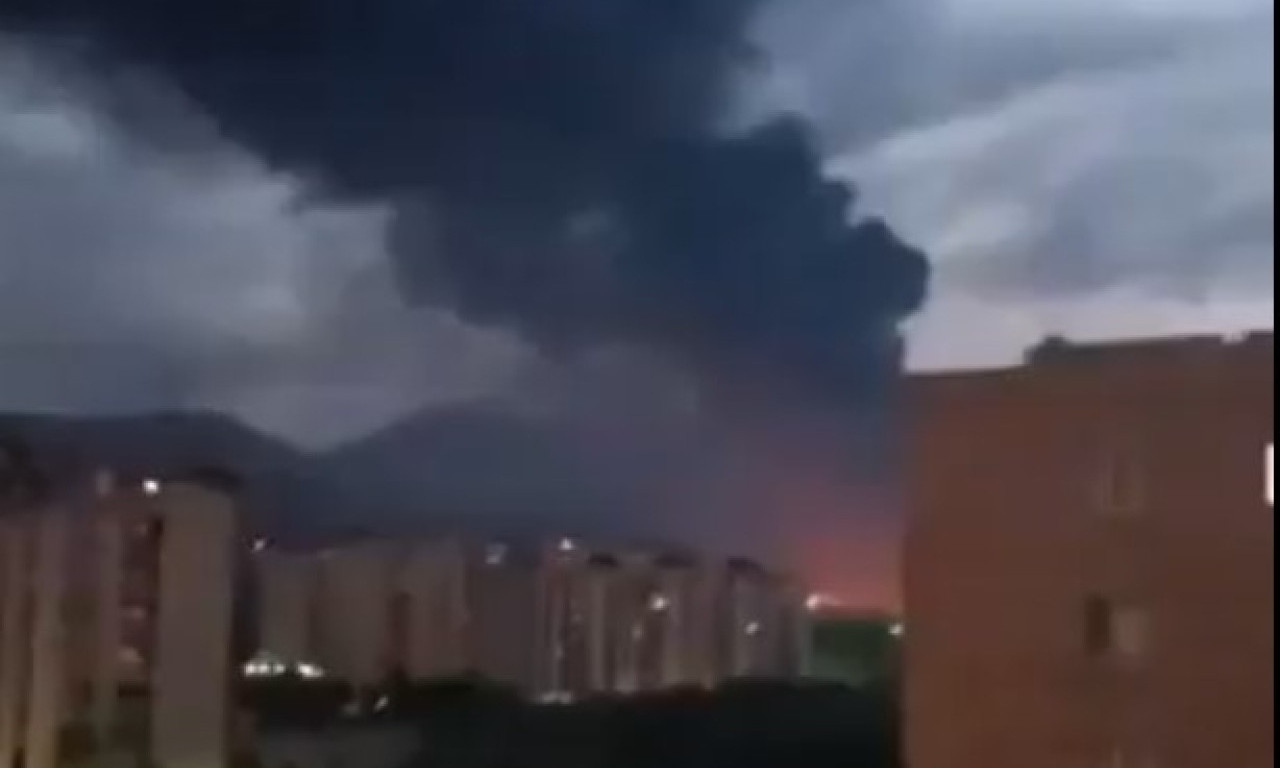 STRAVIČNA EKSPLOZIJA U TEHERANU, POZNATO ŠTA SE ZAPALILO Crni dim prekrio grad, prvi snimci katastrofe (VIDEO)