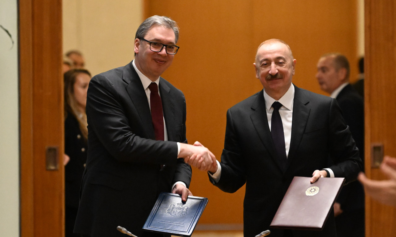 MOĆNE PORUKE VUČIĆA I ALIJEVA ODZVANJAJU: Kada je bilo najteže - Azerbejdžan je bio uz Srbiju, i Srbija uz Azerbejdžan - ovo je bila glavna tema razgovora