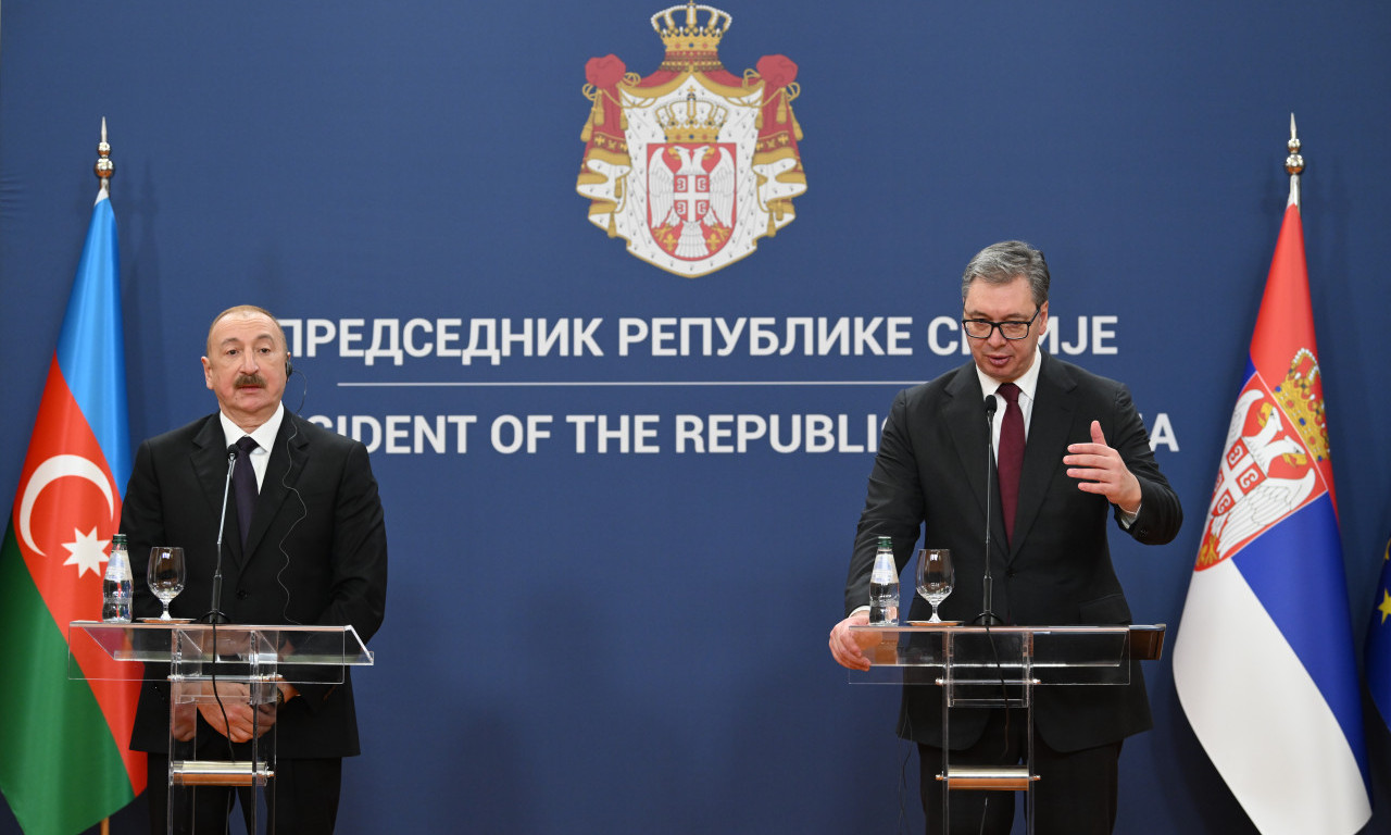 MOĆNE PORUKE VUČIĆA I ALIJEVA ODZVANJAJU: Kada je bilo najteže - Azerbejdžan je bio uz Srbiju, i Srbija uz Azerbejdžan - ovo je bila glavna tema razgovora