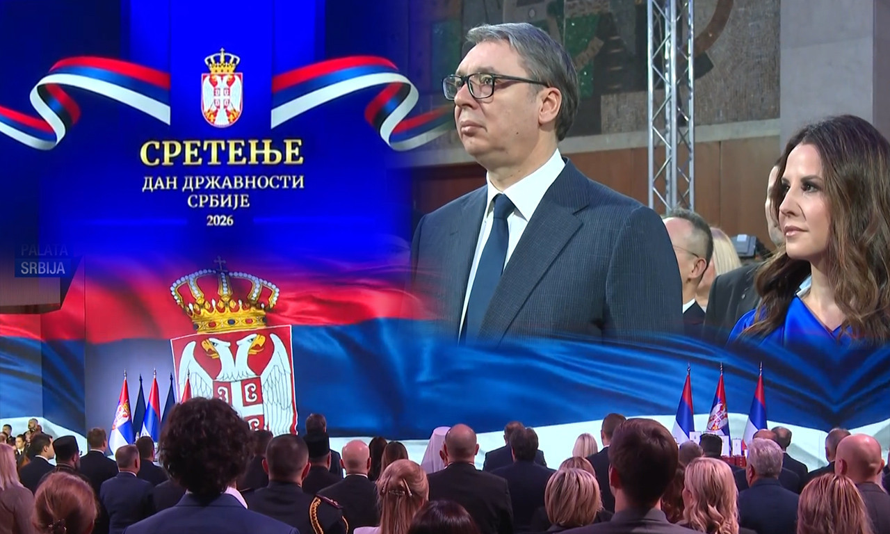 (UŽIVO) SVEČANOST U PALATI SRBIJA Vučić uručuje odlikovanja povodom Dana državnosti