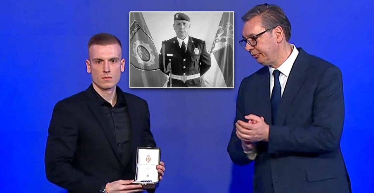 NAJEMOTIVNIJI TRENUTAK U PALATI SRBIJA Sin legendarnog komandanta Dikića primio očevo odlikovanje (FOTO)