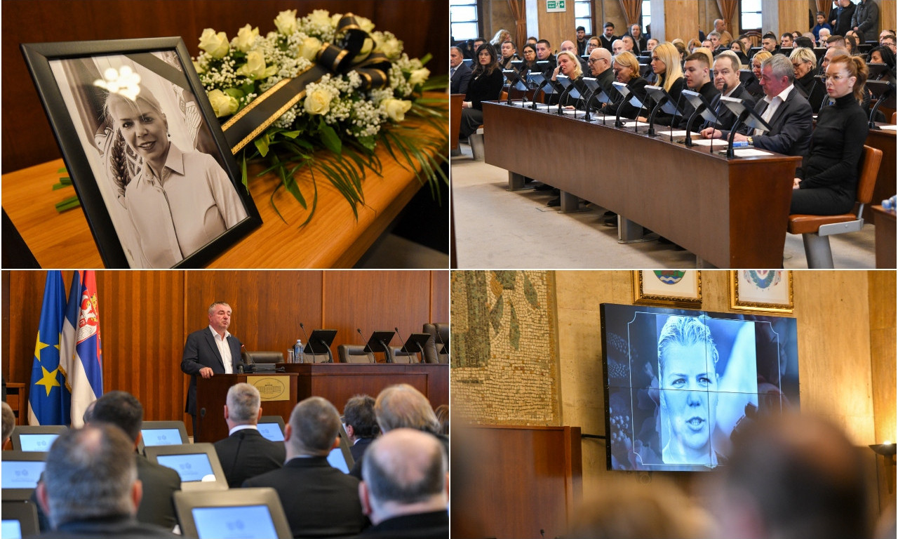 SRBIJA U SUZAMA: Komemoracija proslavljenoj teniserki Tatjani Ječmenici, tuga u zgradi Skupštine Vojvodine (FOTO)