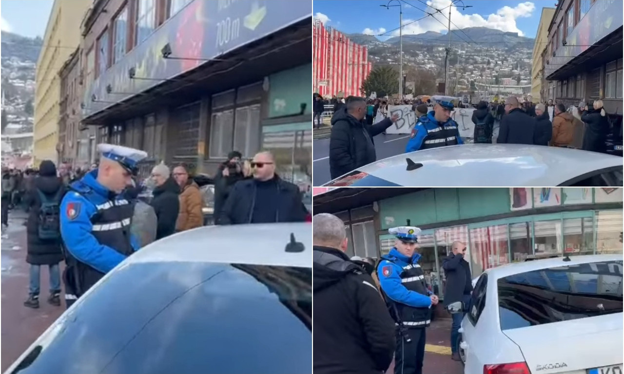 AUTOMOBIL ULETEO MEĐU LJUDE U SARAJEVU! Umalo nova tragedija u BiH (VIDEO)