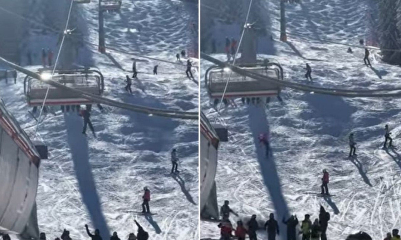 "DETE VISILO SA ŽIČARE, SKIJAŠI SE SKLONILI DOK JE PADALO" Instruktor skijanja otkrio za K1info: „Nastao je opšti metež, ljudi su bežali od straha!“