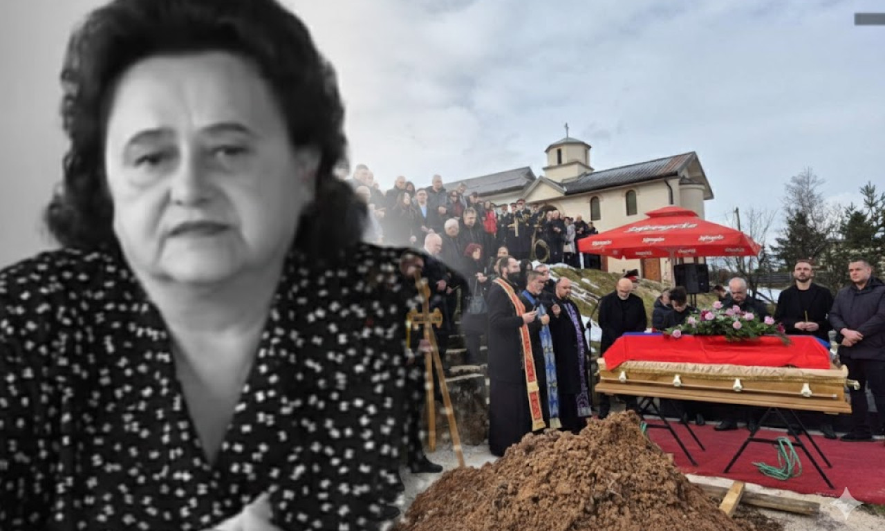 SAHRANJENA SUPRUGA RADOVANA KARADŽIĆA Ćerkine reči odzvanjale grobljem: "Samo on nije mogao da dođe" (FOTO)