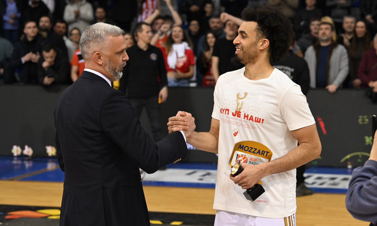 DŽORDAN NVORA MVP! Sjajni Amerikanac najzaslužniji za pobedu Zvezde u finalu Kupa Radivoja Koraća (FOTO)