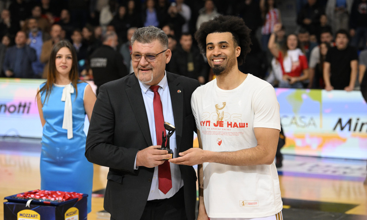 DŽORDAN NVORA MVP! Sjajni Amerikanac najzaslužniji za pobedu Zvezde u finalu Kupa Radivoja Koraća (FOTO)