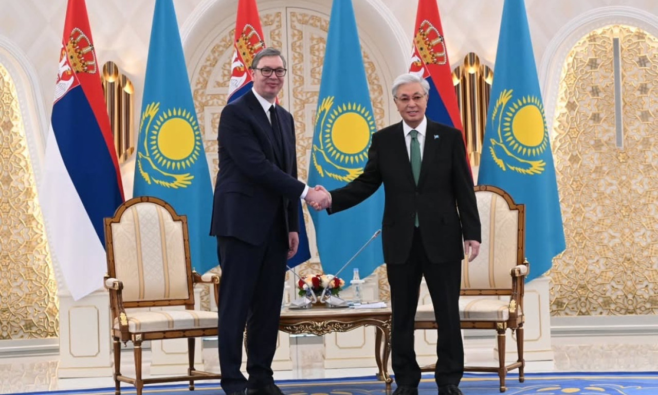 VUČIĆ OTKRIO DETALJE SASTANKA U ASTANI! Sa Tokajevom govorio o saradnji, ali jedna tema je bila ključna (FOTO)