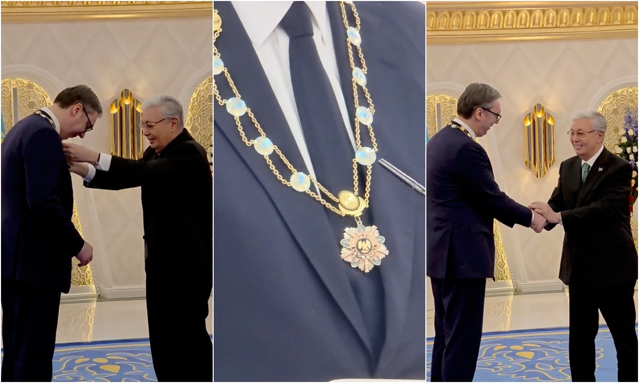 VUČIĆ NAKON ORDENА ZLATNOG ORLA Najavljena jača saradnja Srbije i Kazahstana: "Privilegija i obaveza za našu zemlju"