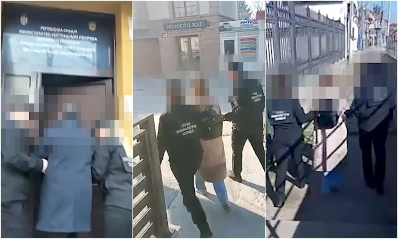 POGLEDAJTE KAKO JE UHAPŠEN DIREKTOR ŠKOLE U NIŠU Pali i njegovi saradnici zbog korupcije (VIDEO)