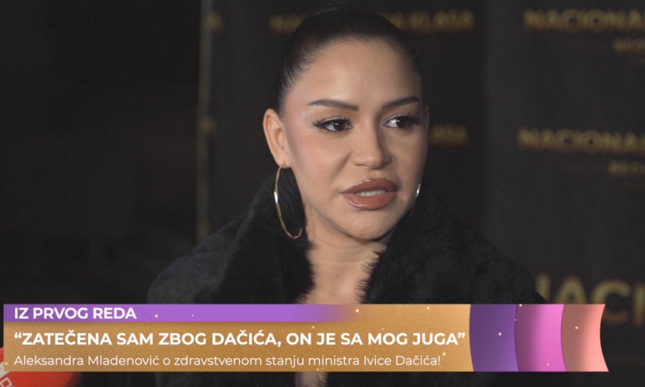 "UVEK ME JE HVALIO, ŽELIM MU BRZ OPORAVAK" Aleksandra Mladenović o zdravstvenom stanju Ivice Dačića (VIDEO)