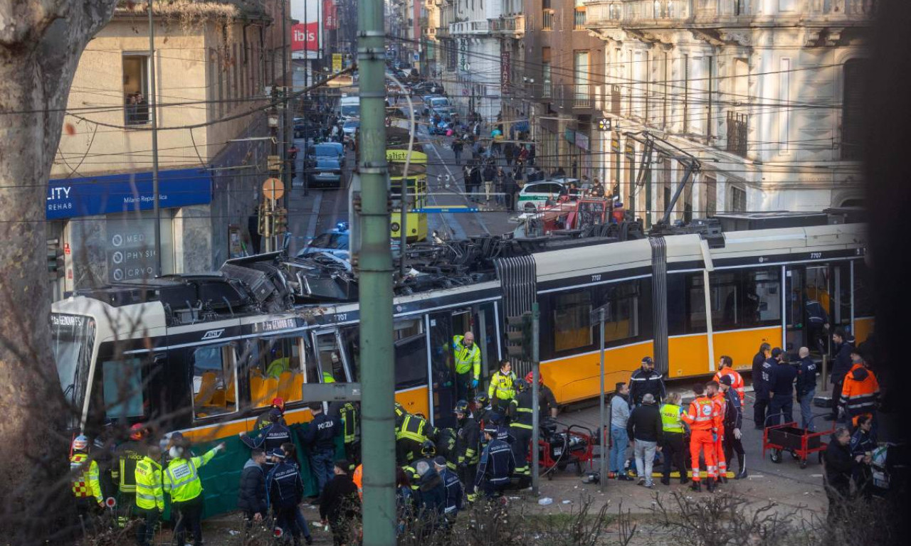 TRAGEDIJA U MILANU: Tramvaj iskočio iz šina i uleteo u prodavnicu, jedna osoba poginula, 39 povređeno! (UZNEMIRUJUĆI SNIMCI)