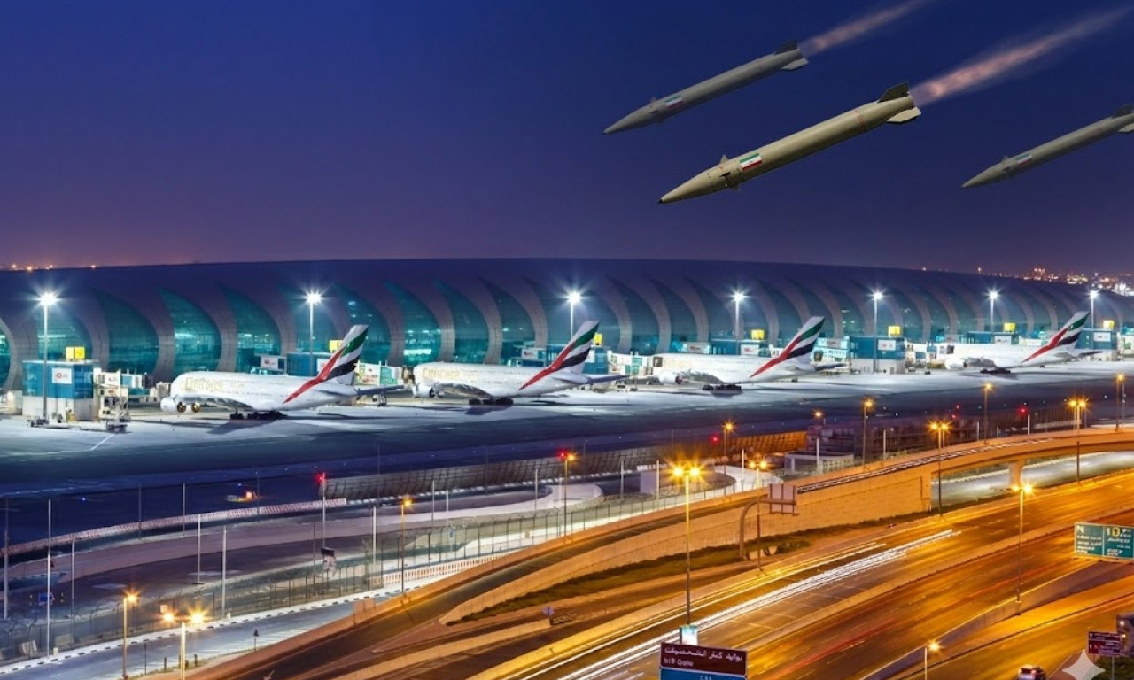 SRBI SE EVAKUIŠU IZ DUBAIJA DOK IRAN ZASIPA AERODROM DRONOVIMA: Ambasada Srbije potvrdila evakuaciju i iz ove zemlje!