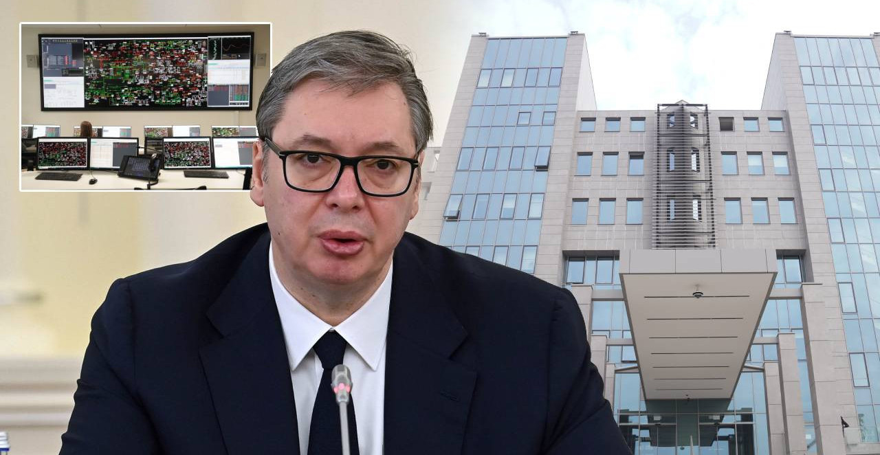 VUČIĆ NA SASTANKU S RUKOVODSTOM EMS-A: Pogledajte kako izgleda rekonstruisani Nacionalni dispečerski centar (FOTO)
