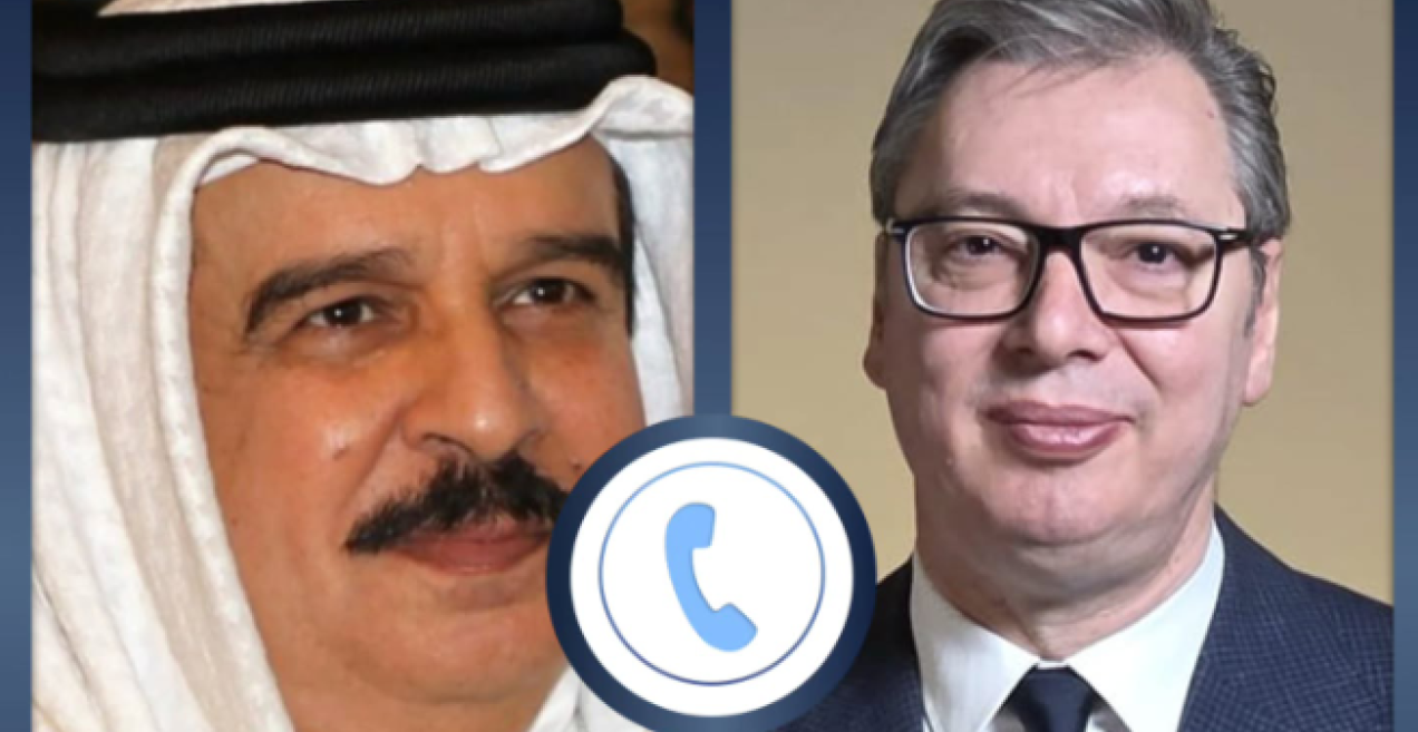 VUČIĆ UPUTIO NOVI POZIV ZBOG RATA NA BLISKOM ISTOKU Predsednik razgovarao sa kraljem Bahreina