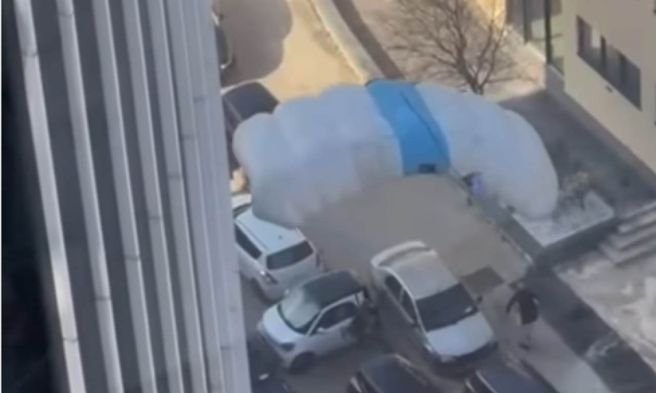 OVAKO JE MLADIĆ SKOČIO SA NAJVIŠE ZGRADE U HRVATSKOJ Pojavio se bizaran snimak, čeka se policija (VIDEO)