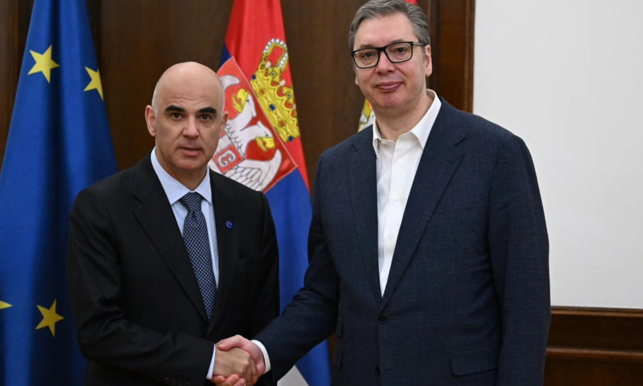 VUČIĆ SA GENERALNIM SEKRETAROM SAVETA EVROPE Razgovori o ključnim izazovima sa kojima se suočavaju Evropa i svet