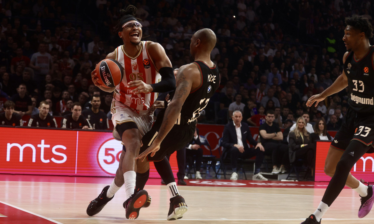 OVAKO IZGLEDA TABELA EVROLIGE Zvezda u vrtlogu čudnih igara, Olimpijakos odigrao bratski za crveno-bele