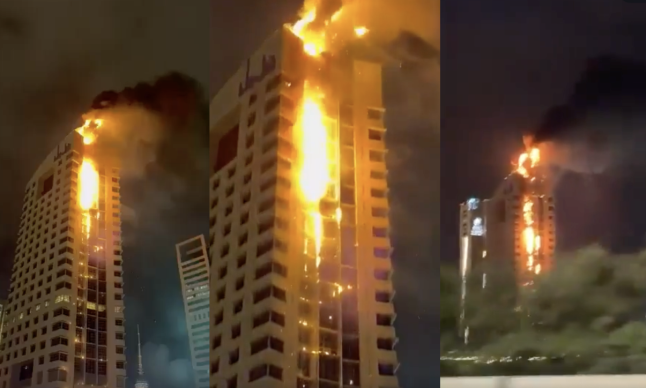 GORI BLISKI ISTOK! IMA MRTVIH Kiša iranskih dronova zasula zemlje, buktinja guta soliter u Kuvajtu (VIDEO)