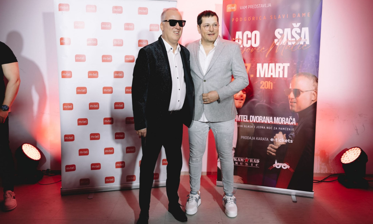 REKORDERI: Saša Matić i Aco Pejović napravili nezapamćen koncert u Podgorici! (FOTO)