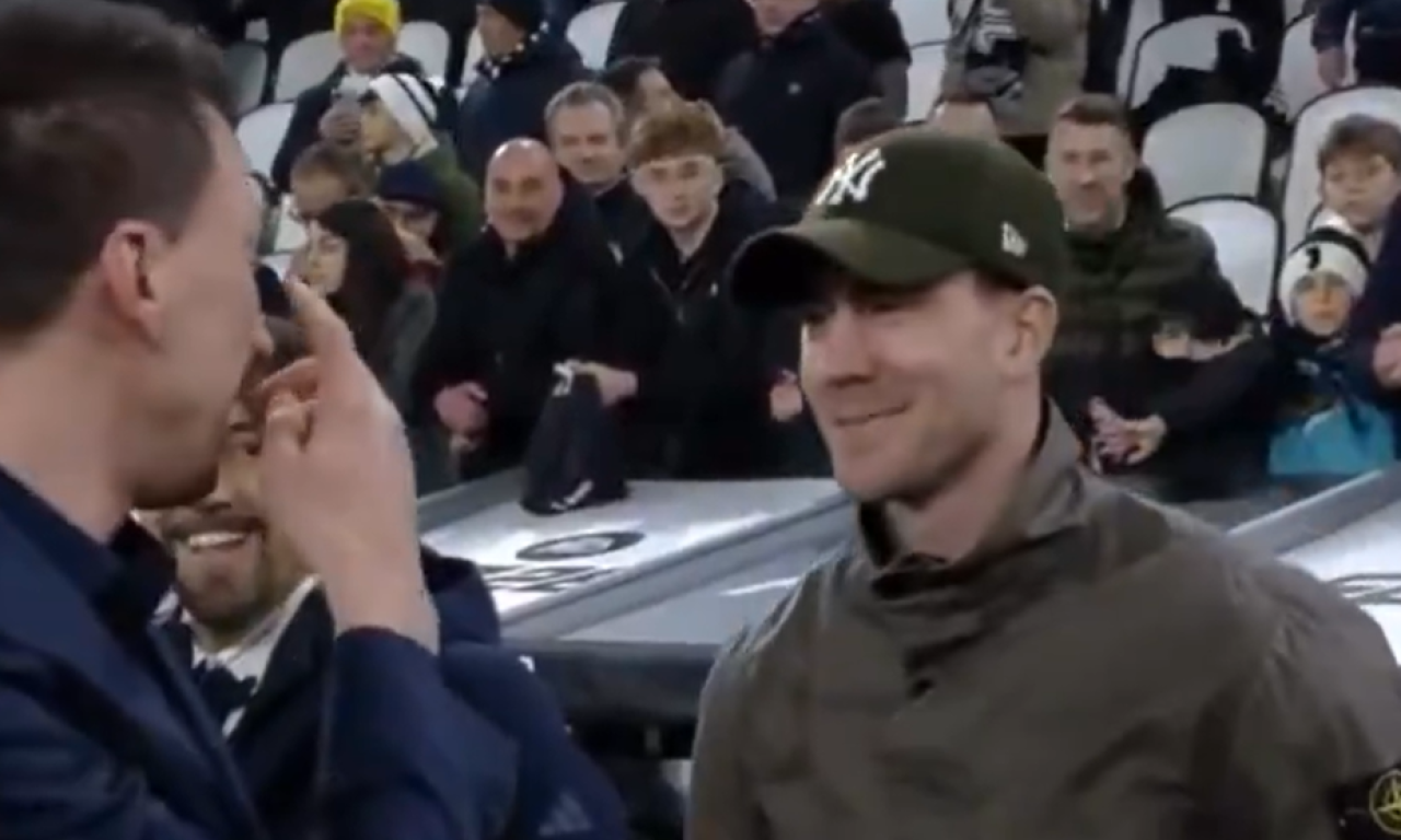SRBIN I HRVAT U ITALIJI... Ne, nije vic - pogledajte ko je ukrao šou pre meča Juventusa (VIDEO)