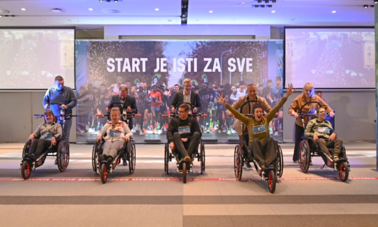 MARATON UČINITI DOSTUPNIM ZA SVE: Fondacija "Heroji Beogradskog maratona" poklanja specijalna trkačka kolica (FOTO)