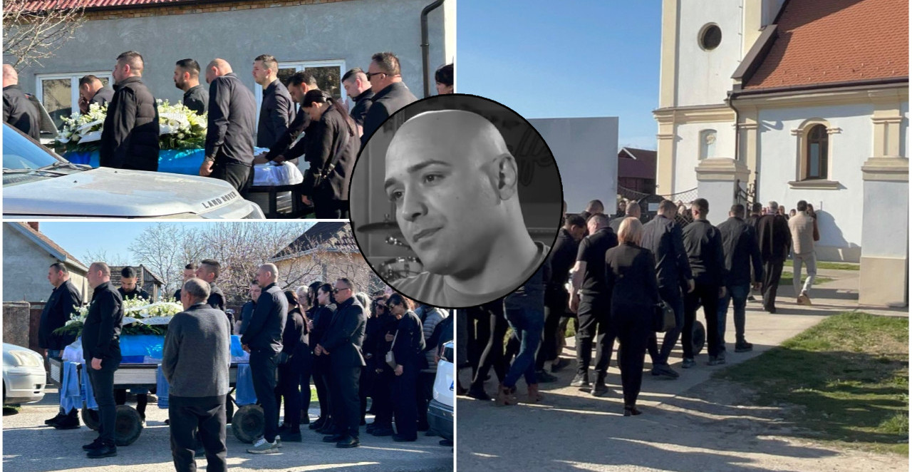 "ZAŠTO SI ME OSTAVIO?” Darko Lazić u suzama na sahrani brata, ne pušta kovčeg (FOTO)