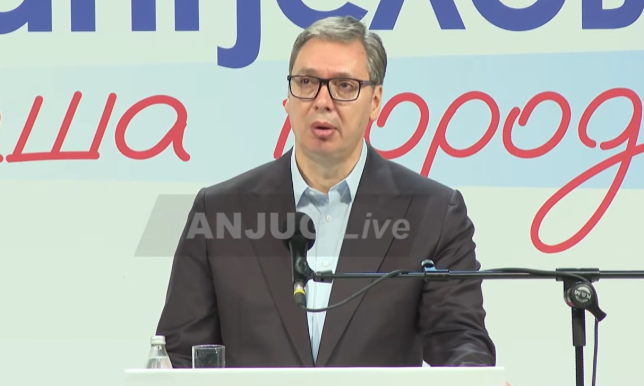 MITING SNS U ARANĐELOVCU, PREDSEDNIK VUČIĆ SE OBRAĆA NARODU (VIDEO)