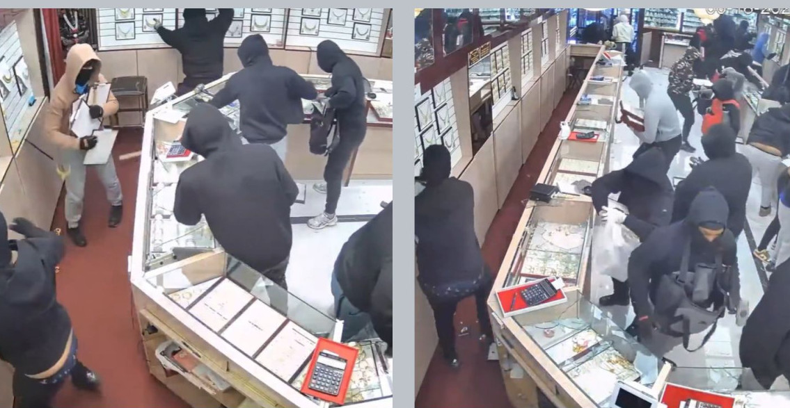 SPEKTAKULARNA PLJAČKA TRAJALA SAMO 70 SEKUNDI: Maskirana banda opustošila zlataru i odnela nakit vredan 1,7 miliona dolara (VIDEO)