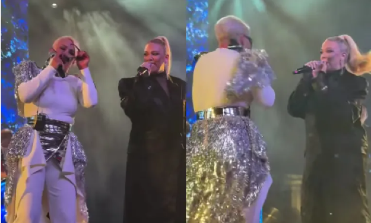 MILICA TODOROVIĆ ZAPALILA SCENU PRVI PUT NAKON POROĐAJA: Pevačica se pojavila na koncertu Indire Levak: "Šefika, volim te"