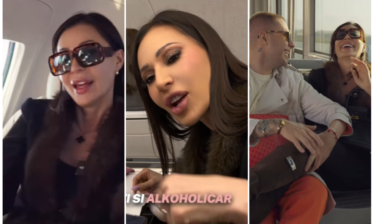 CECA RAŽNATOVIĆ RAZOTKRILA SVE: Privatni avion, šampanjac, a onda frizeru poručila: "Ti si alkoholičar!" (VIDEO)