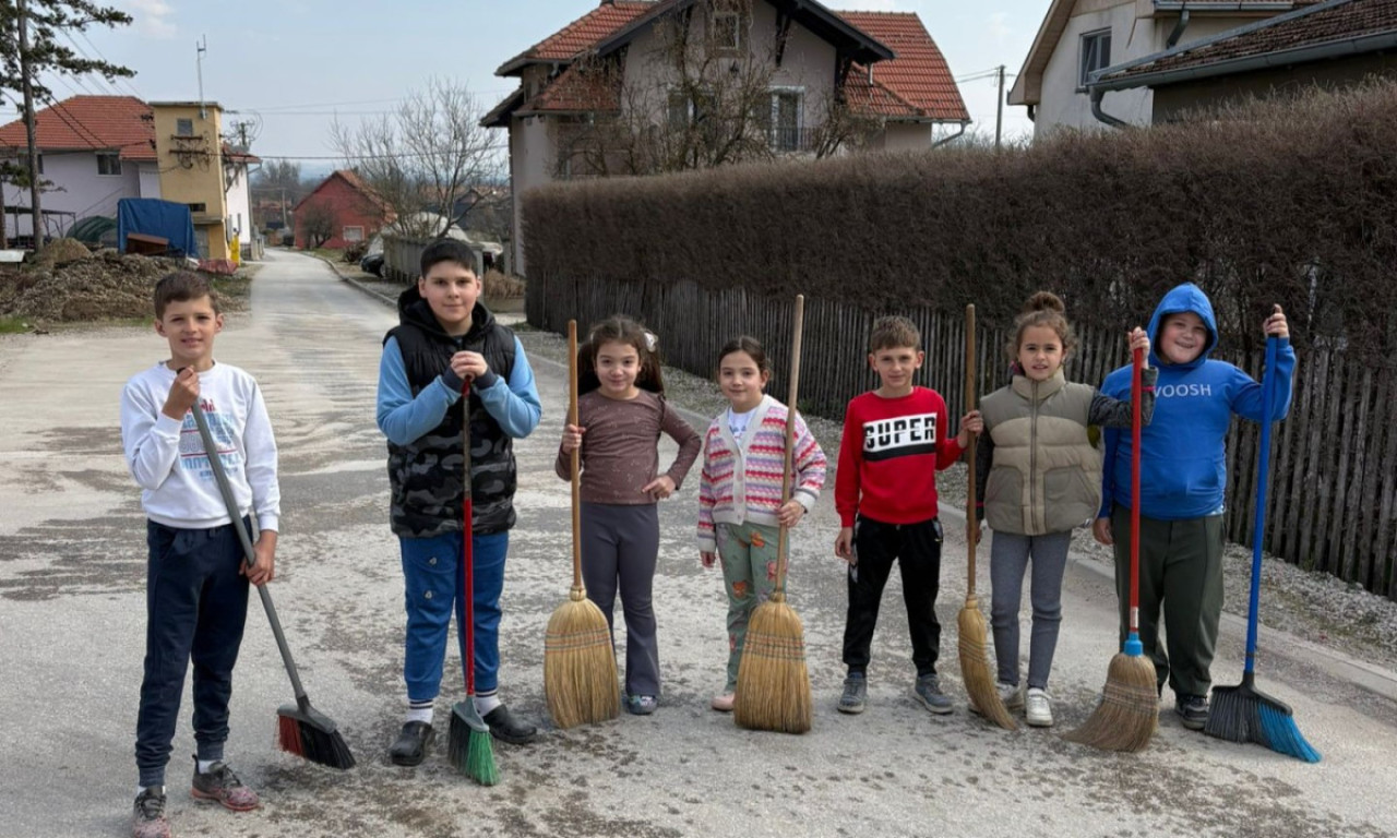 NAJLEPŠA SLIKA IZ SRBIJE KOJU ĆETE VIDETI DANAS! Divan gest sedmoro mališana iz sela kod Čačka: Bravo, deco!