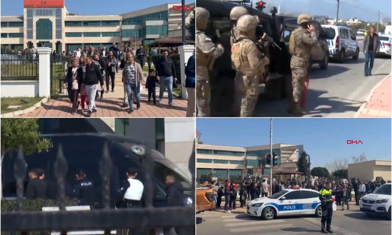 PUCNJAVA U ZGRADI VLADE: Drama u Antaliji, zgrada evakuisana (VIDEO)