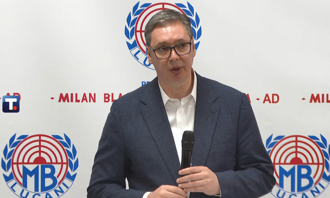 VUČIĆ U FABRICI MB NAMENSKA U LUČANIMA: "Država se neće odreći većinskog vlasništva" (VIDEO/FOTO)